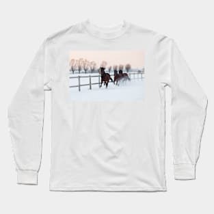 Galloping horses Long Sleeve T-Shirt